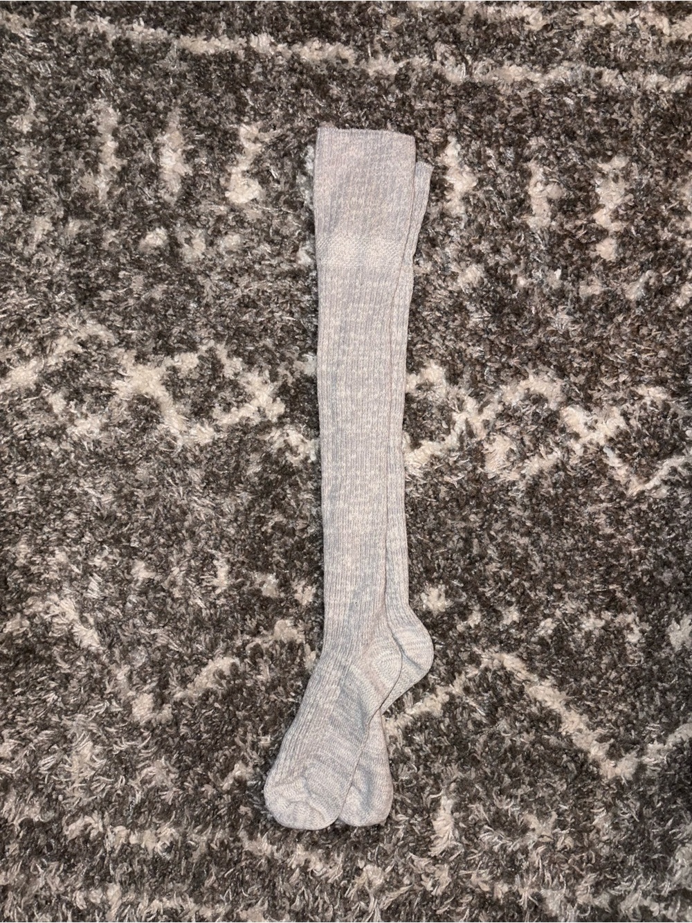 Classic Light Gray Women’s Knee-High Socks